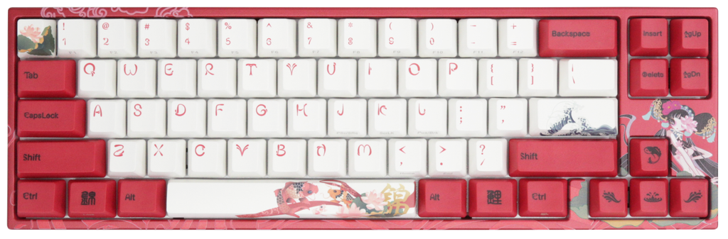 Ducky MIYA Pro Koi 65% Bluetooth Dye Sub PBT Mechanical Keyboard