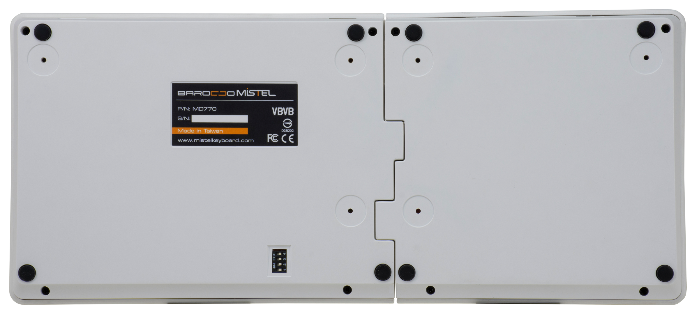 Mistel MD770 White 75% RGB Double Shot PBT Mechanical Keyboard