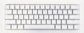 Vortex New POK3R White Aluminum 60% Blue LED Double Shot PBT Mechanical Keyboard