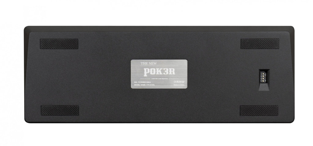 Vortex New POK3R Black Aluminum 60% Blue LED Double Shot PBT Mechanical Keyboard