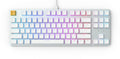 Glorious PC GMMK White Ice TKL RGB LED Double Shot ABS Mechanical Keyboard