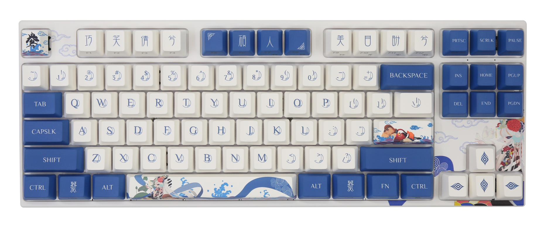 Varmilo VA Series V2 Love Birds Yang (I) TKL Mechanical Keyboard