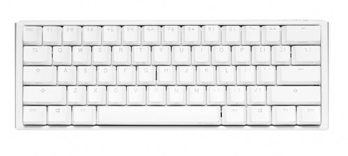 Ducky One 3 Mini Pure White 60% Hotswap RGB Mechanical Keyboard w/ Quack Mechanics