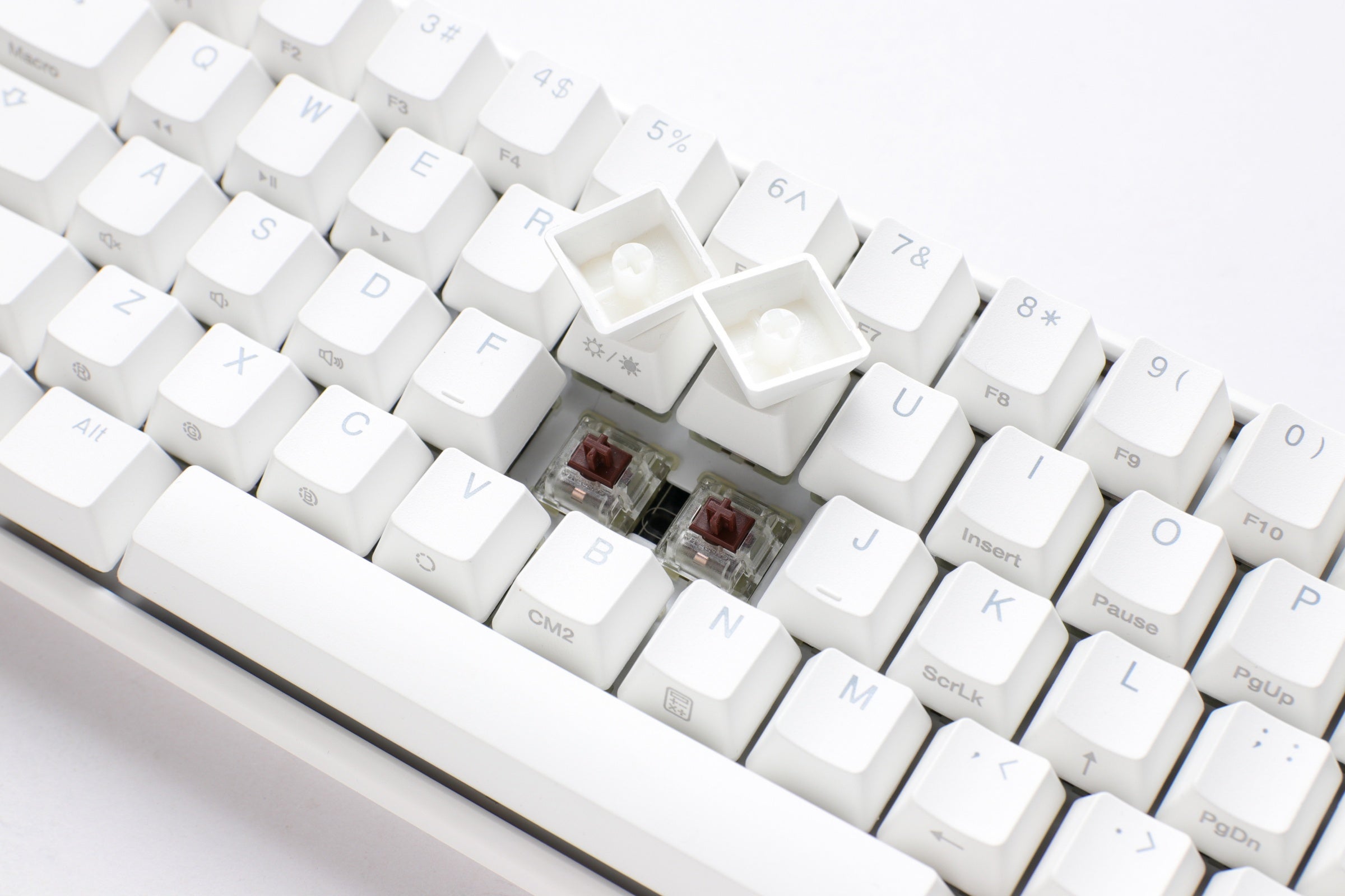 Ducky One 3 Mini Pure White 60% Hotswap RGB Mechanical Keyboard w/ Quack Mechanics