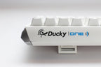 Ducky One 3 Pure White Hotswap RGB Mechanical Keyboard w/ Quack Mechanics