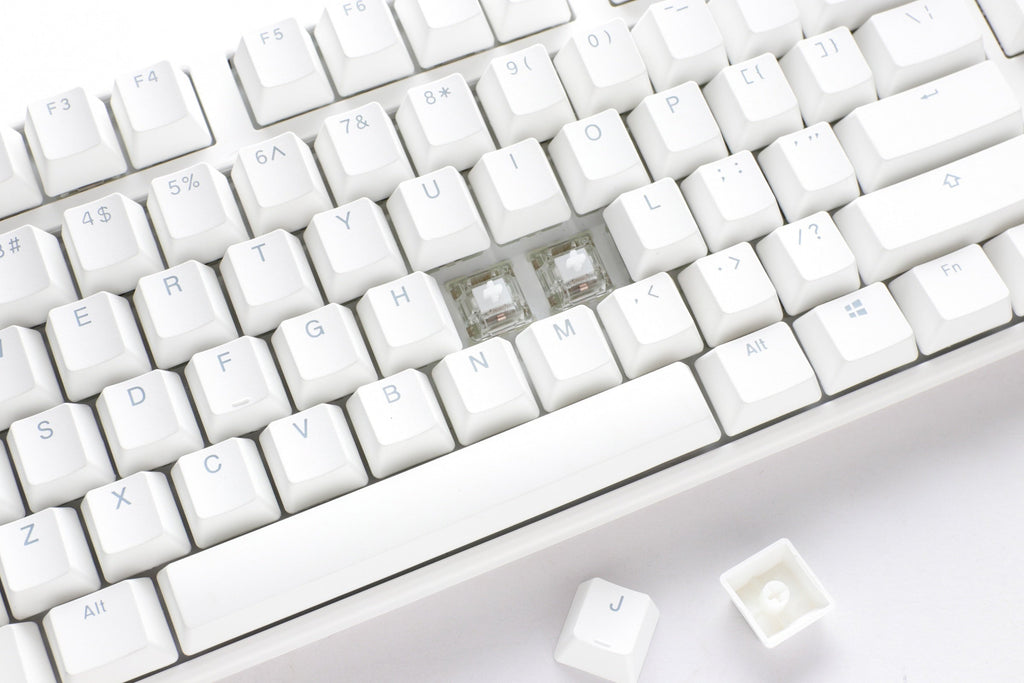 Ducky One 3 Pure White Hotswap RGB Mechanical Keyboard w/ Quack Mechanics
