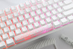 Ducky One 3 Pure White Hotswap RGB Mechanical Keyboard w/ Quack Mechanics