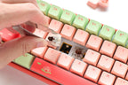 Ducky x MK Strawberry Frog One 3 Mini Hotswap 60% RGB Keyboard w/ Quack Mechanics