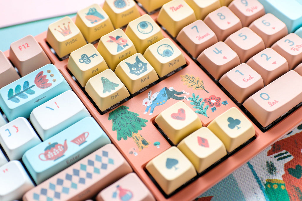 Ducky x Dimanche Alice in Wonderland One 2 Pro Dye Sub PBT Limited Mechanical Keyboard
