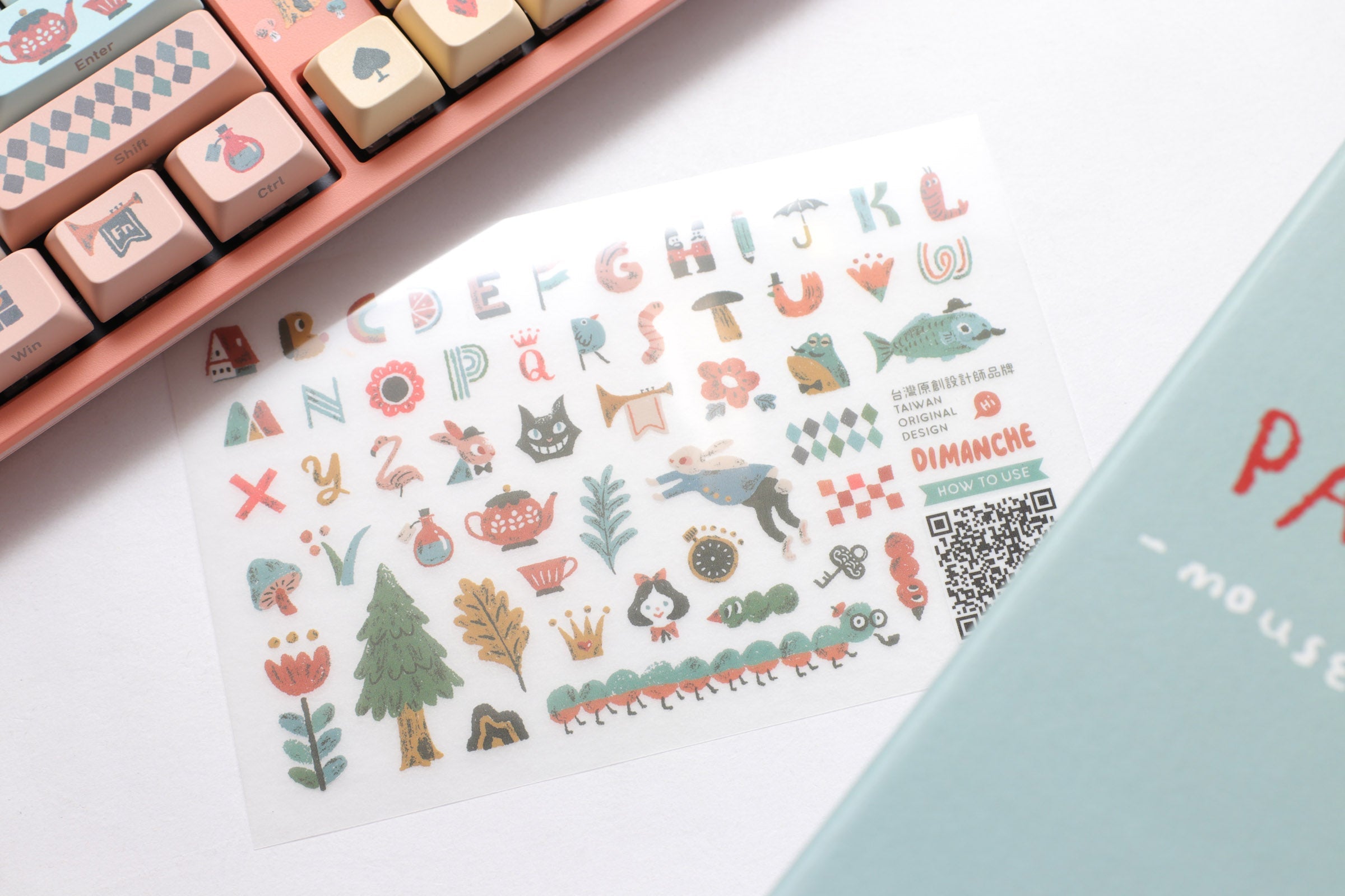 Ducky x Dimanche Alice in Wonderland One 2 Pro Dye Sub PBT Limited Mechanical Keyboard