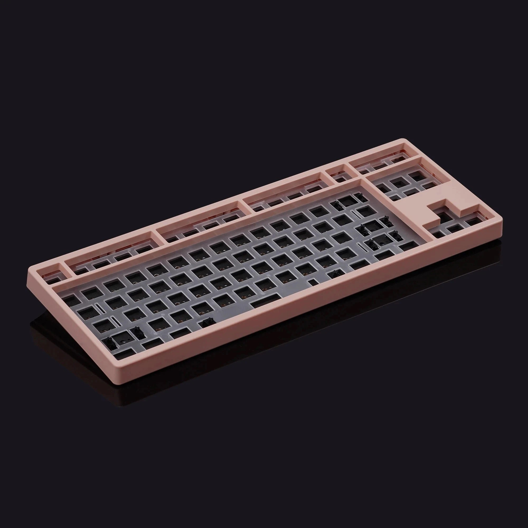 KBDFans Tiger Lite Pink Barebones RGB TKL Hotswap DIY Keyboard Kit