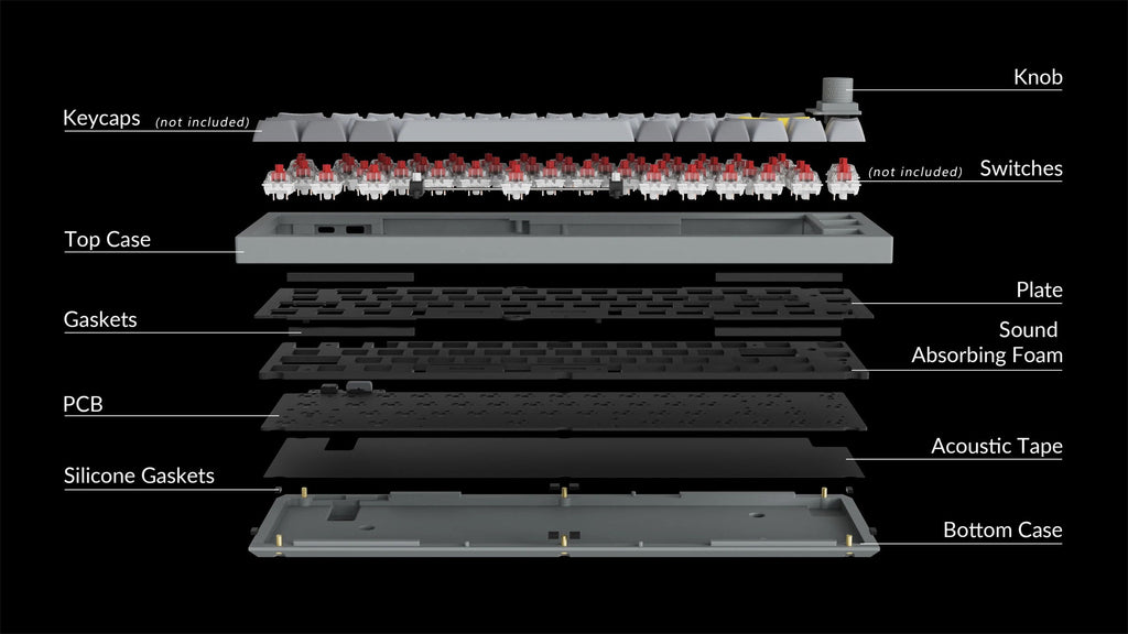 Keychron Q9 w/ Knob Aluminum 40% Hotswap RGB Win + Mac Mechanical Keyboard