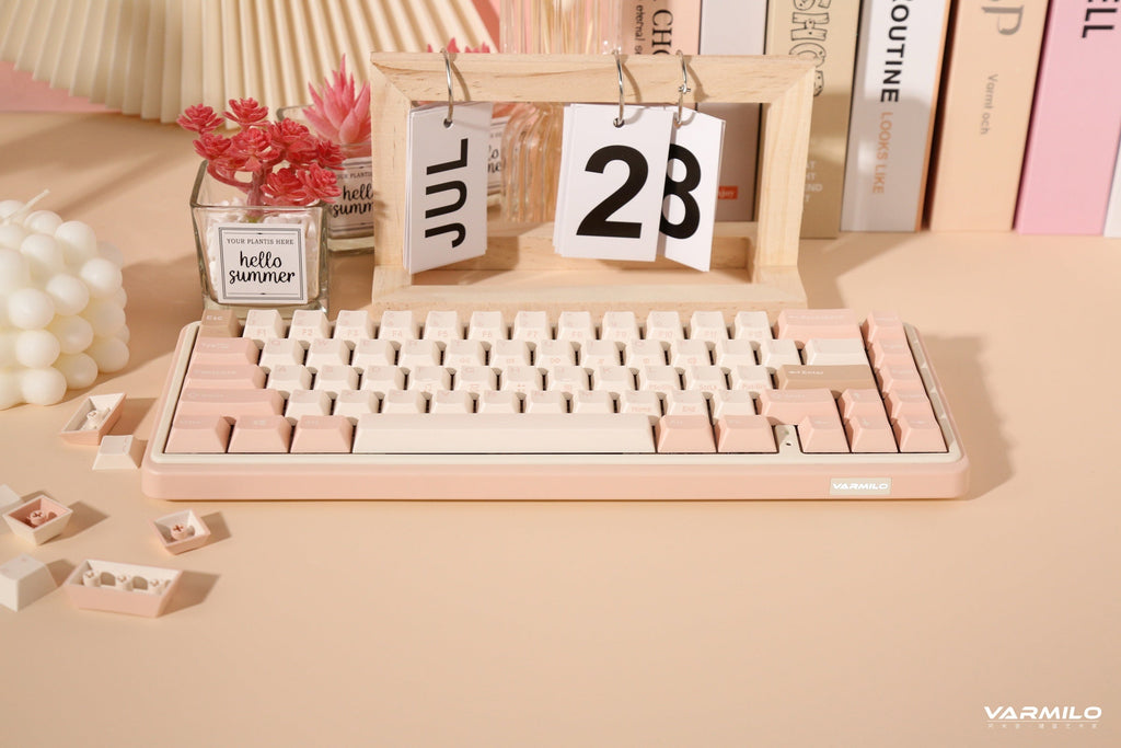 Varmilo Minilo VXB67 Mendozae 65% Bluetooth White LED EC Mechanical Keyboard