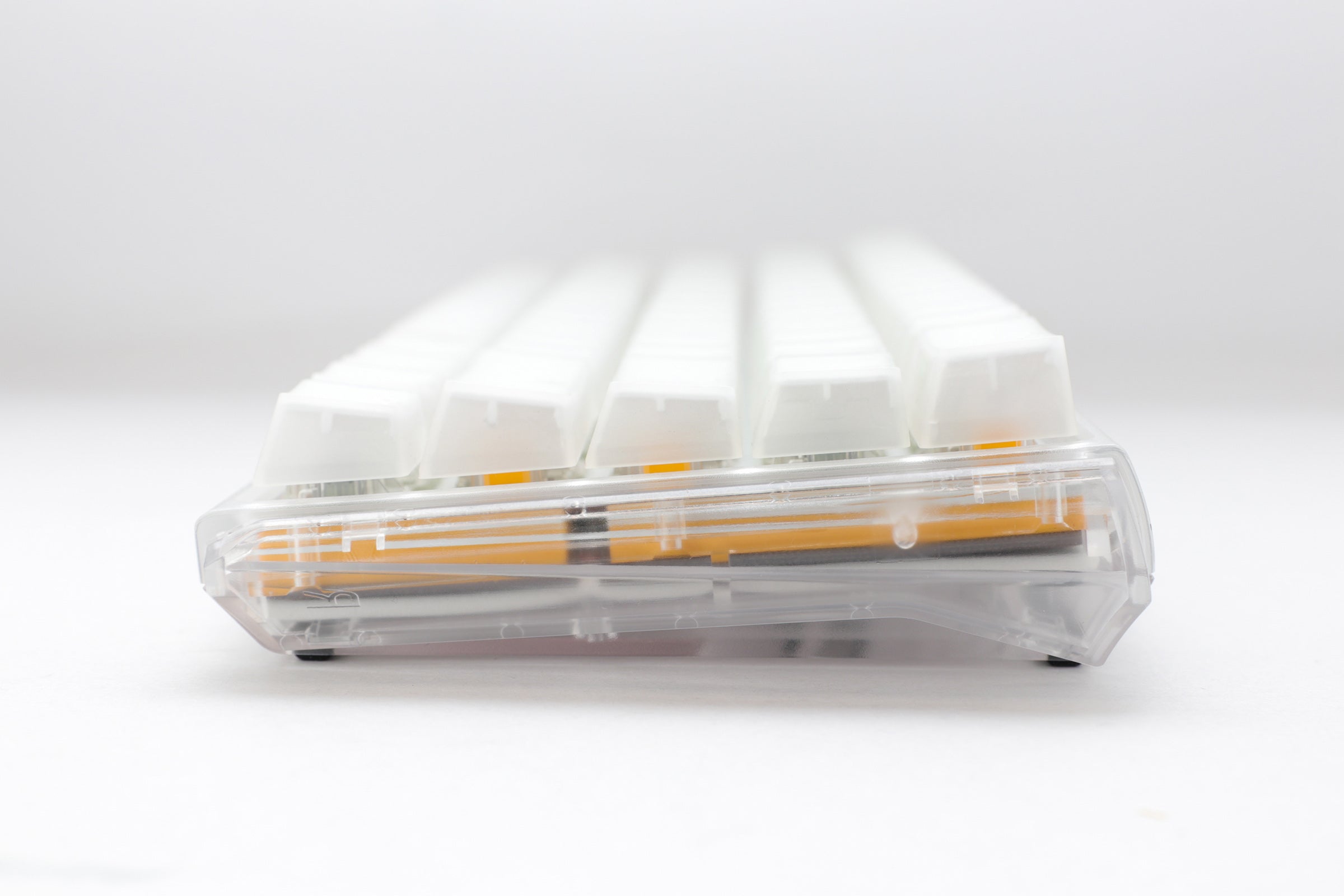 Ducky One 3 Mini Aura Clear White 60% Hotswap RGB LED Double Shot ABS Mechanical Keyboard