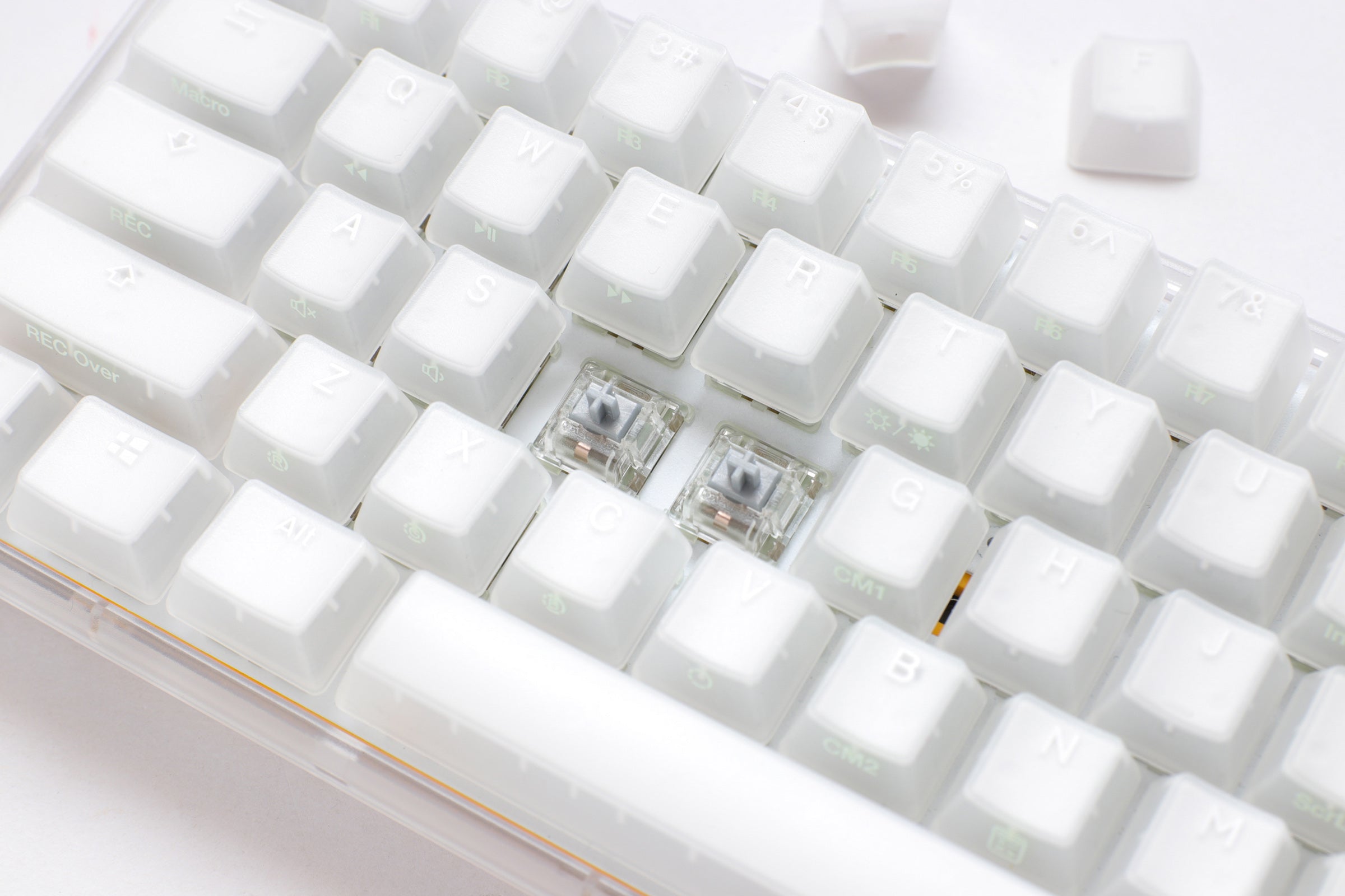 Ducky One 3 Mini Aura Clear White 60% Hotswap RGB LED Double Shot ABS Mechanical Keyboard
