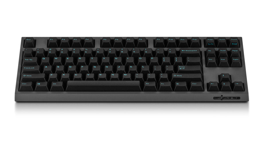 Leopold FC750RBT Charcoal Blue TKL Bluetooth PD Double Shot PBT Mechanical Keyboard