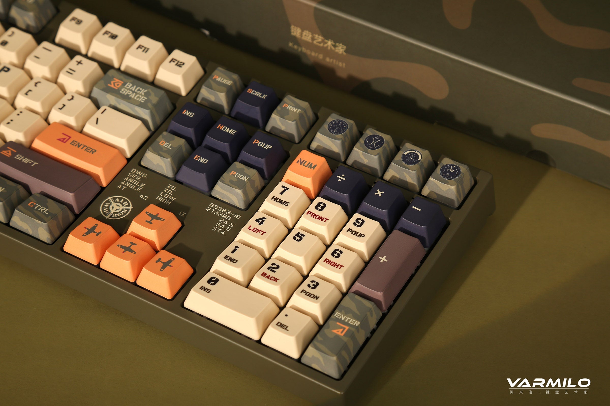 Varmilo MA Series V2 Warrior Soar White LED Dye Sub PBT EC Mechanical Keyboard