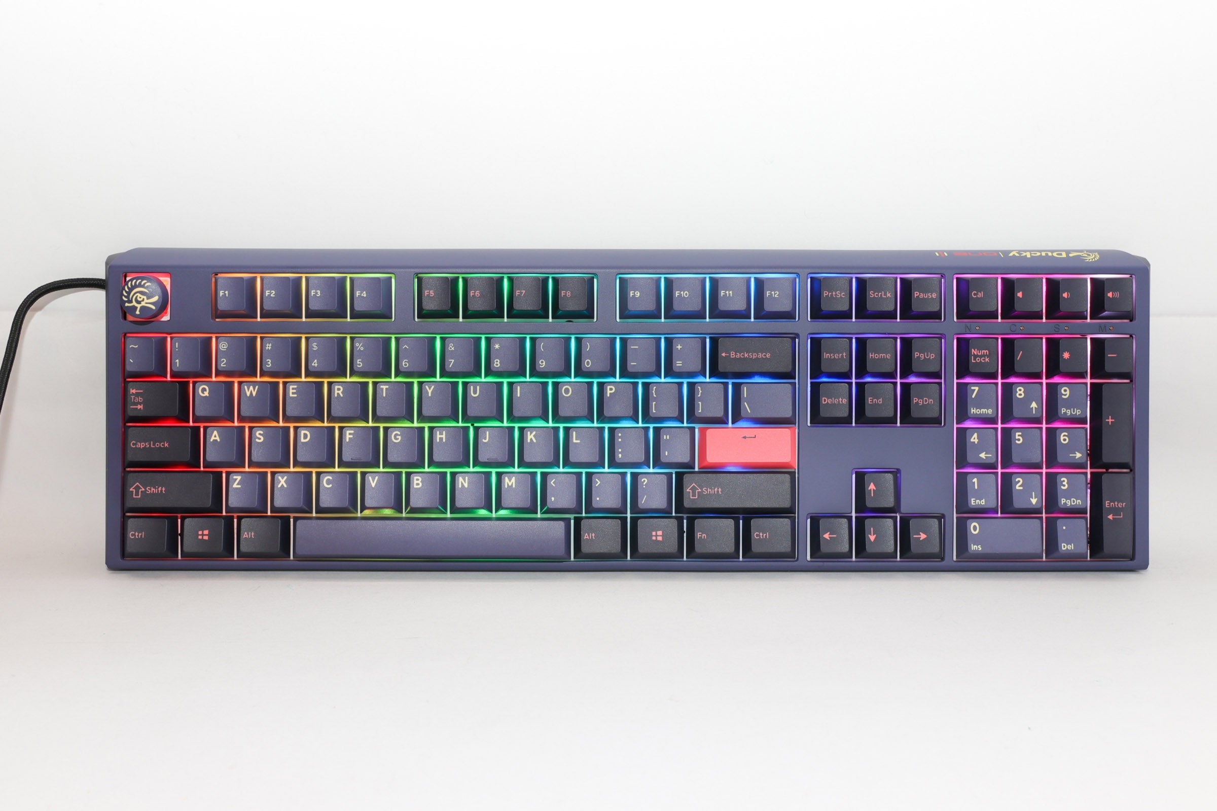 Ducky One 3 Cosmic Blue Hotswap RGB Double Shot PBT QUACK Mechanical Keyboard