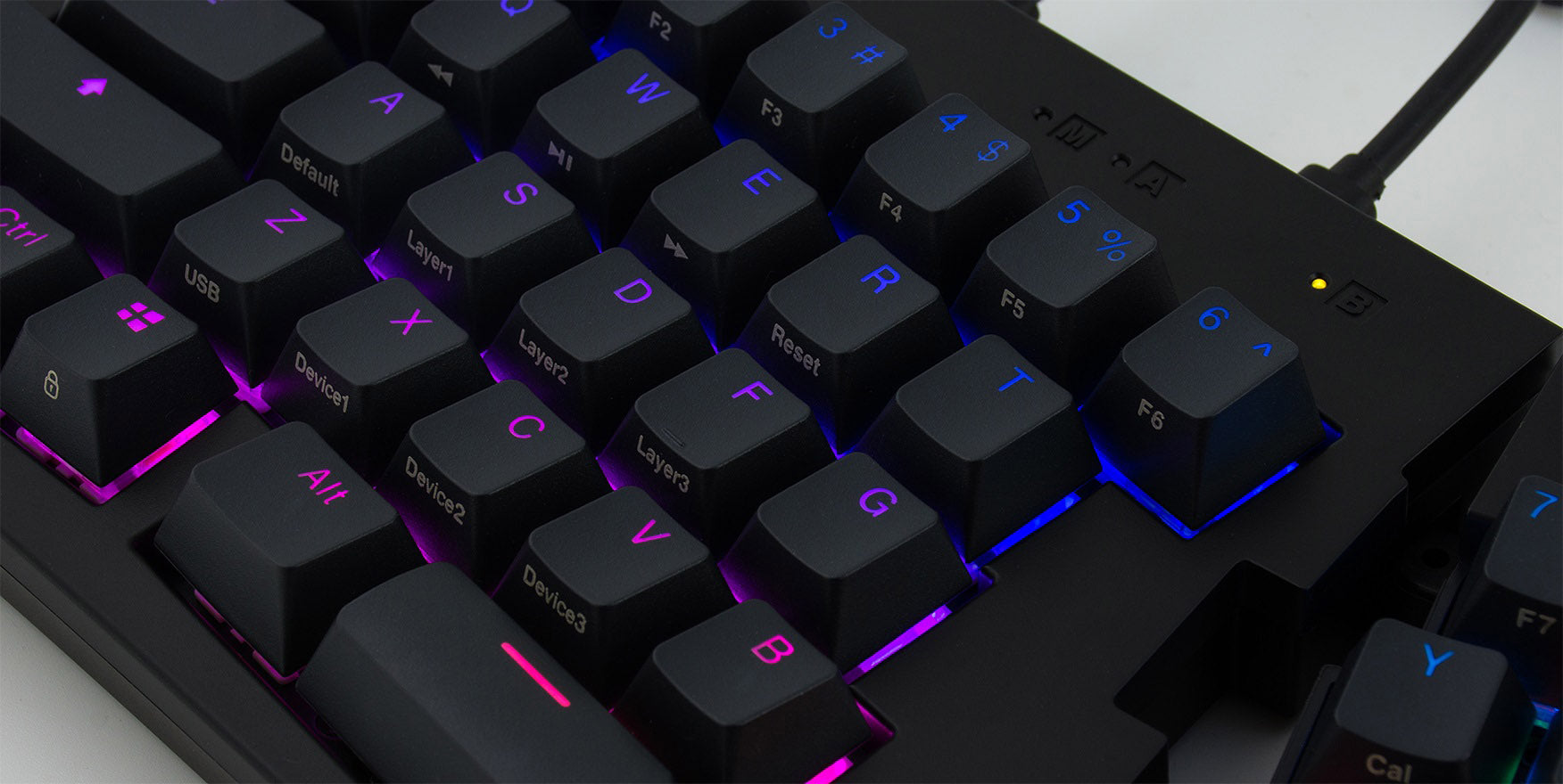 Mistel MD600 Alpha Black 60% Alice Hotswap Bluetooth RGB Mechanical Keyboard