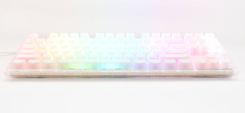 Ducky One 3 TKL Aura Clear White Hotswap RGB Double Shot ABS Mechanical Keyboard