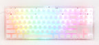 Ducky One 3 TKL Aura Clear White Hotswap RGB Double Shot ABS Mechanical Keyboard
