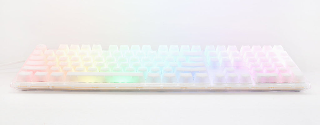 Ducky One 3 Aura Clear White Hotswap RGB Double Shot ABS Mechanical Keyboard