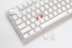 Ducky One 3 Aura Clear White Hotswap RGB Double Shot ABS Mechanical Keyboard