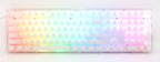 Ducky One 3 Aura Clear White Hotswap RGB Double Shot ABS Mechanical Keyboard