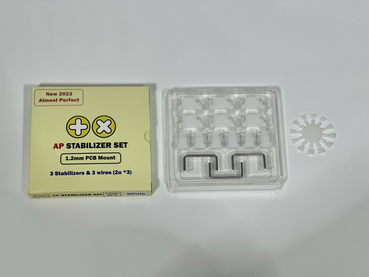 TX AP Stabilizers 1.2mm PCB Mount Clip-in 2u Kit (3 pack)