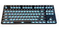 KBParadise V80 V2 Black Crystal TKL Hotswap White LED Double Shot Polycarbonate Mechanical Keyboard