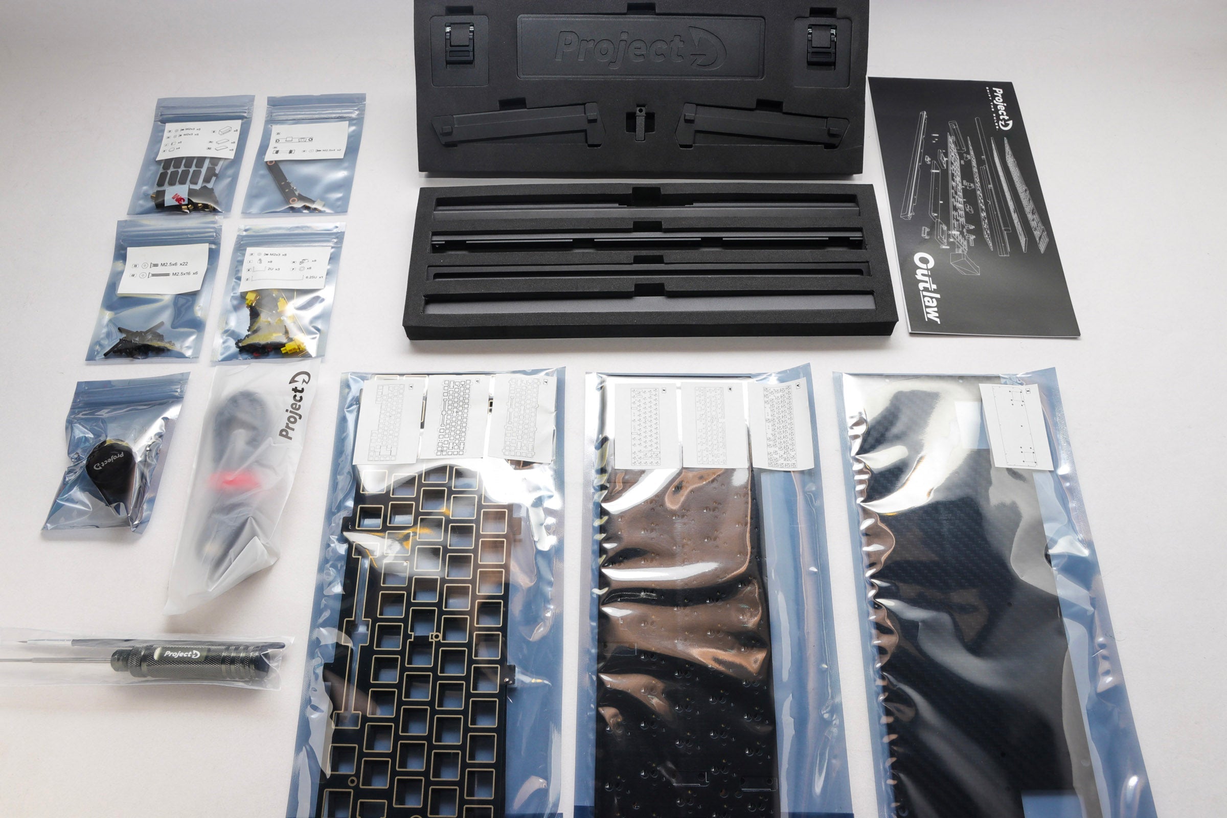 Ducky Outlaw 65 Aluminum 65% DIY Kit Hotswap RGB DIY Keyboard Kit