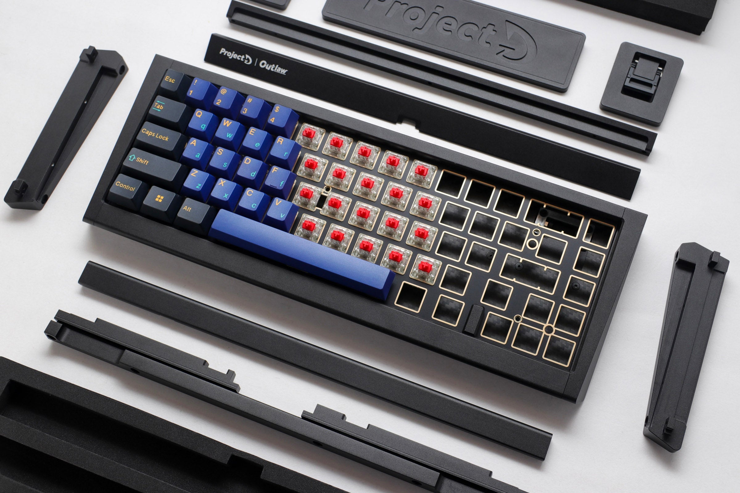 Ducky Outlaw 65 Aluminum 65% DIY Kit Hotswap RGB DIY Keyboard Kit