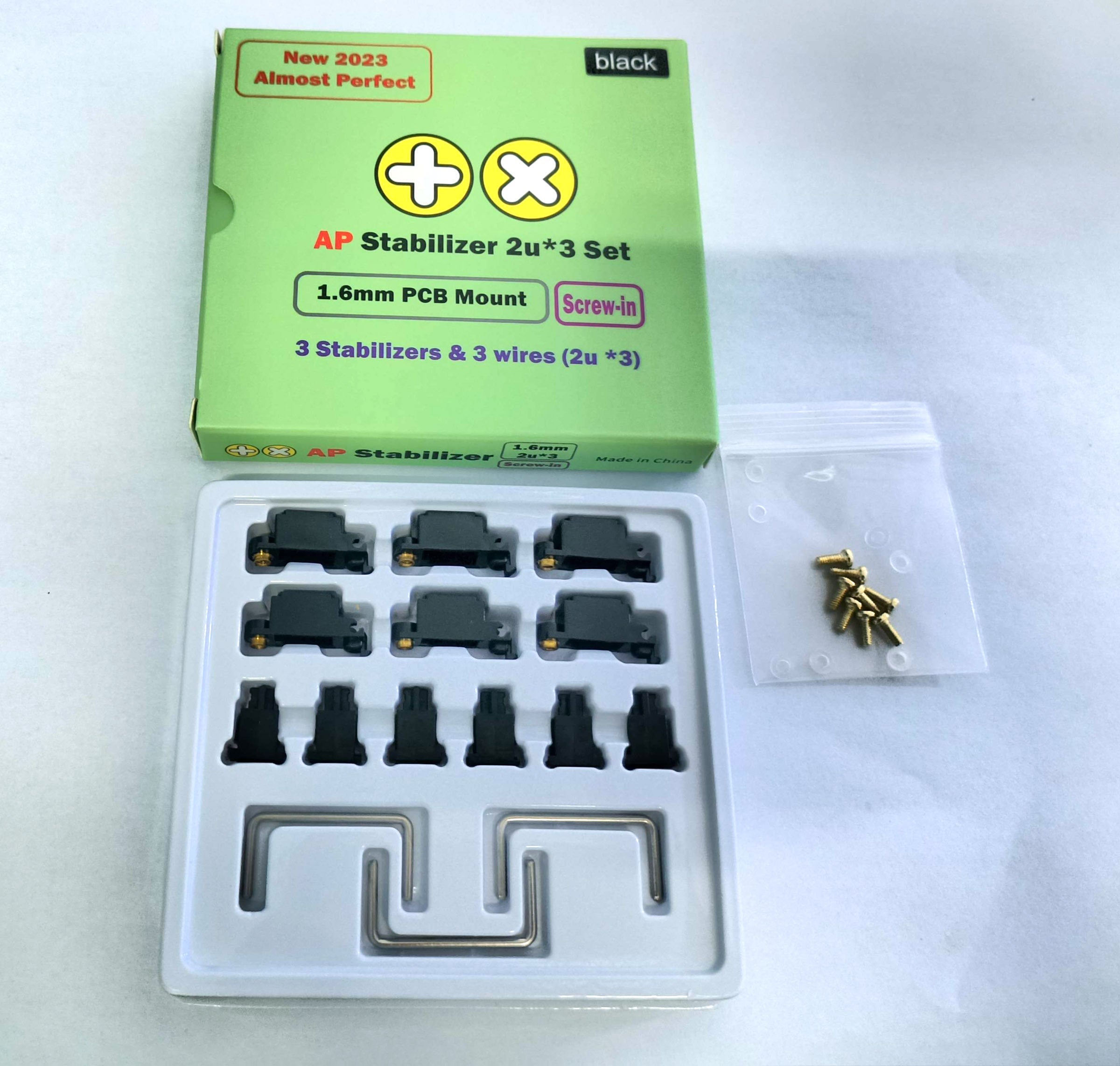 TX AP Stabilizers PCB Mount Screw-in 2u Kit (3 pack)