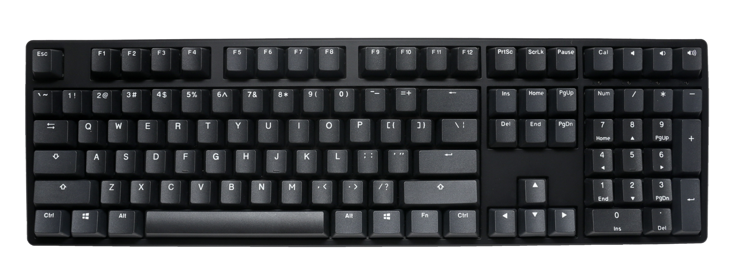 Ducky Origin Black Double Shot PBT Mechanical Keyboard