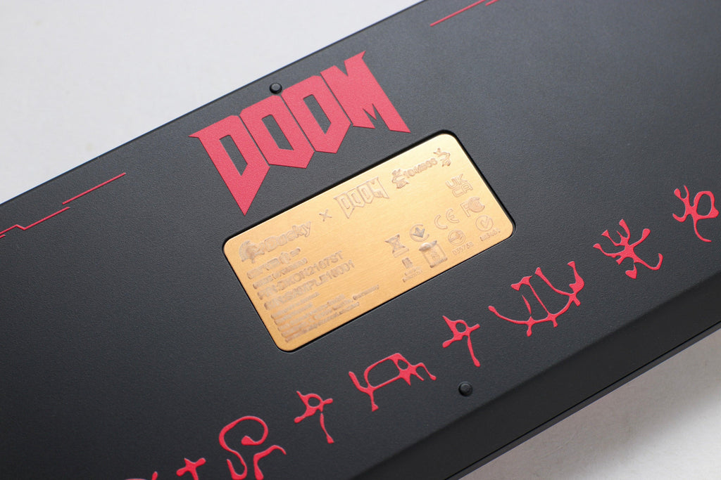 Bethesda x Ducky One 3 SF Doom Edition 65% Hotswap RGB Dye Sub PBT Mechanical Keyboard