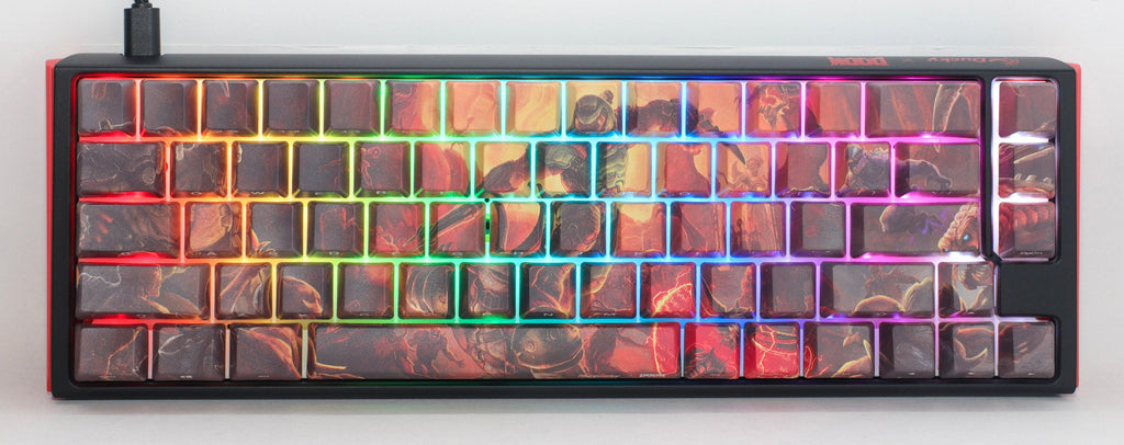 Bethesda x Ducky One 3 SF Doom Edition 65% Hotswap RGB Dye Sub PBT Mechanical Keyboard