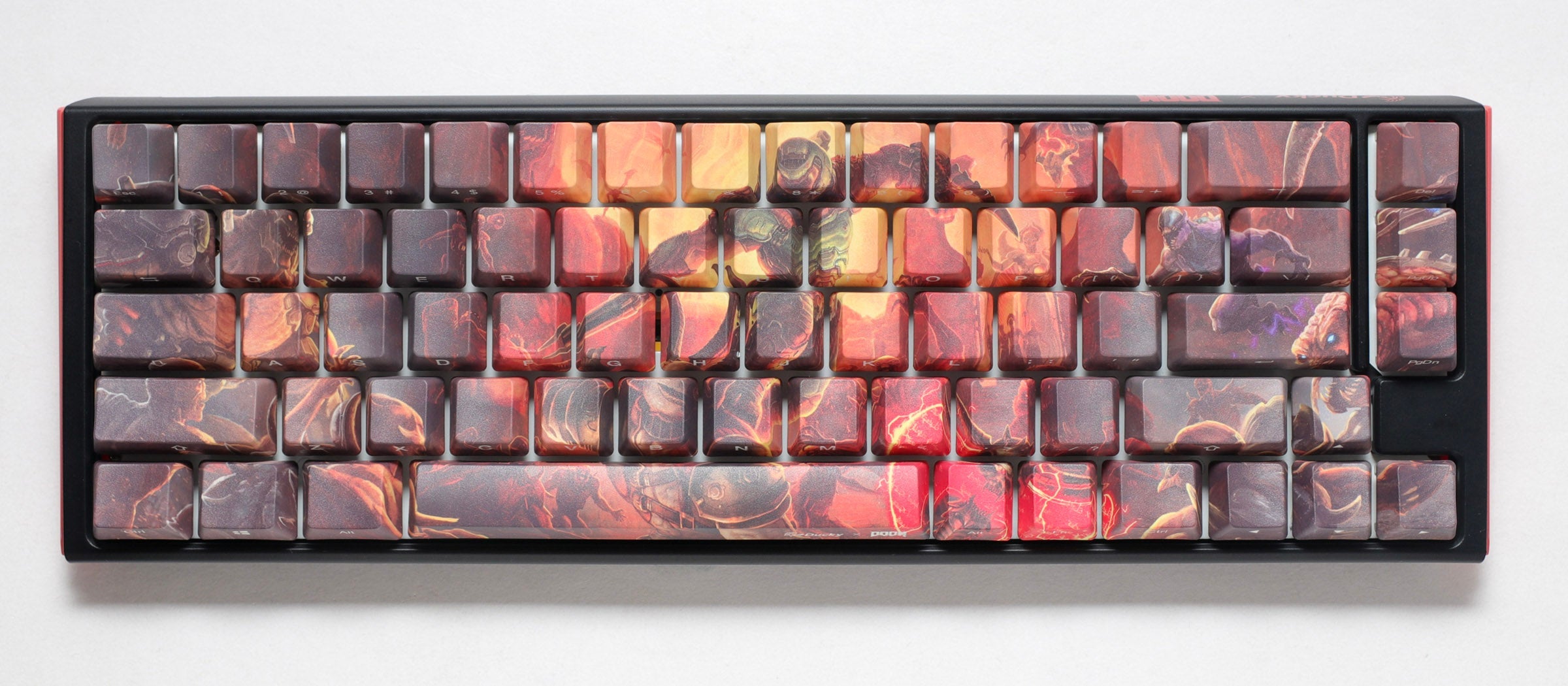 Bethesda x Ducky One 3 SF Doom Edition 65% Hotswap RGB Dye Sub PBT Mechanical Keyboard