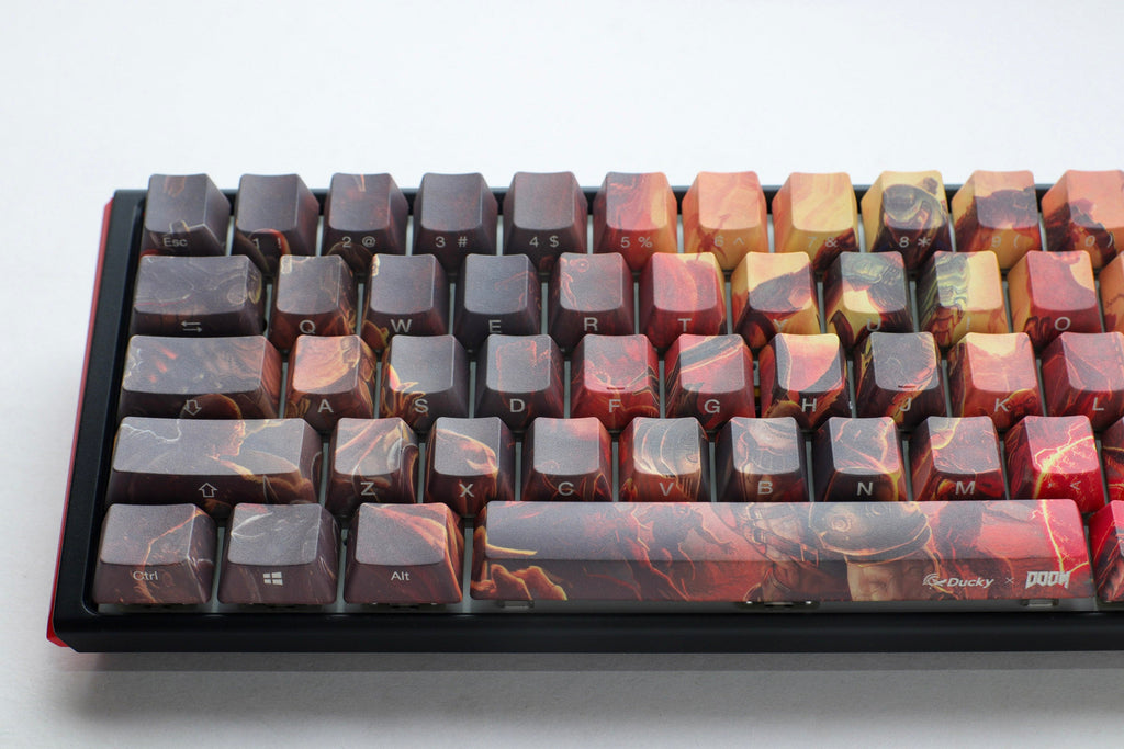 Bethesda x Ducky One 3 SF Doom Edition 65% Hotswap RGB Dye Sub PBT Mechanical Keyboard