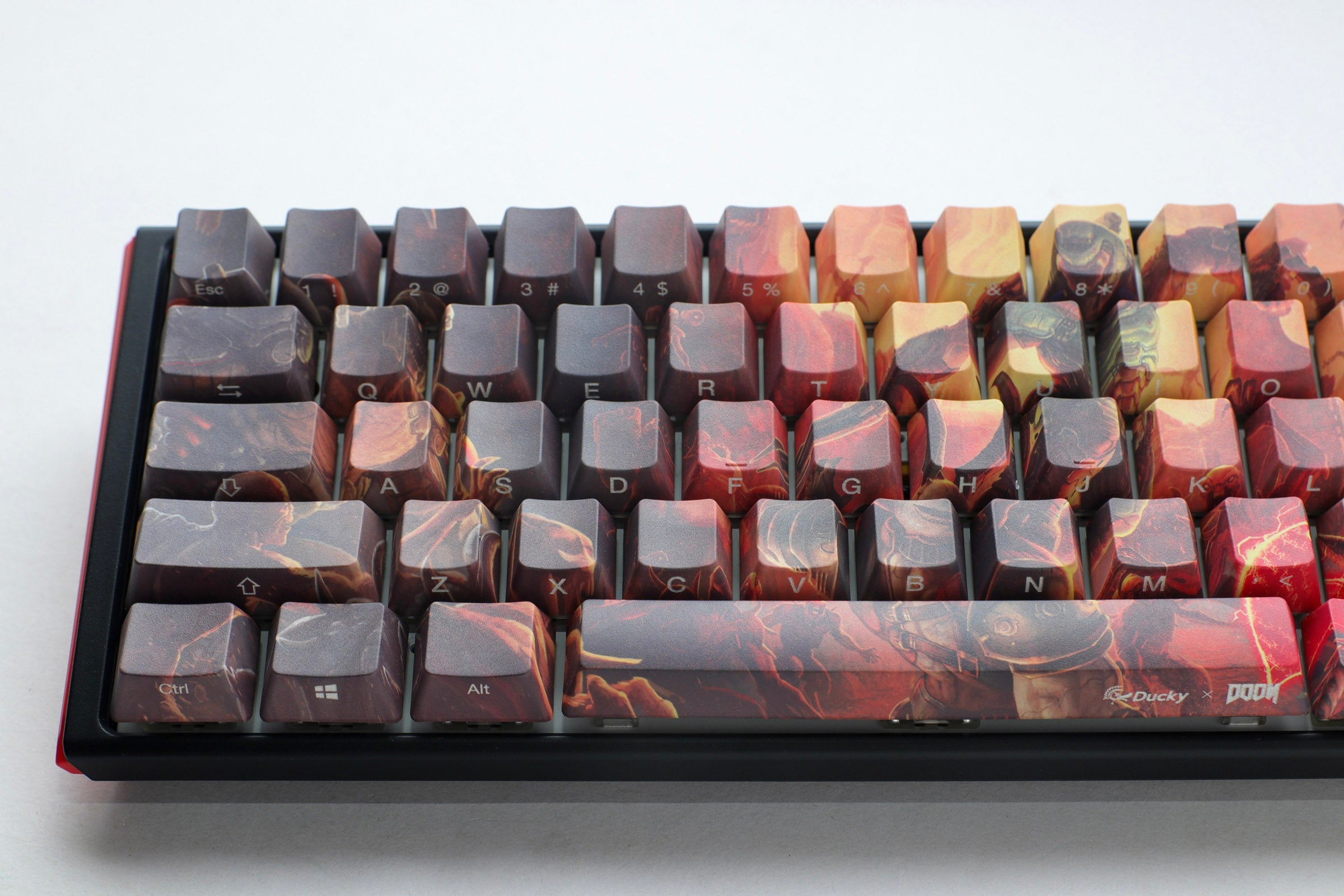 Bethesda x Ducky One 3 SF Doom Edition 65% Hotswap RGB Dye Sub PBT Mechanical Keyboard