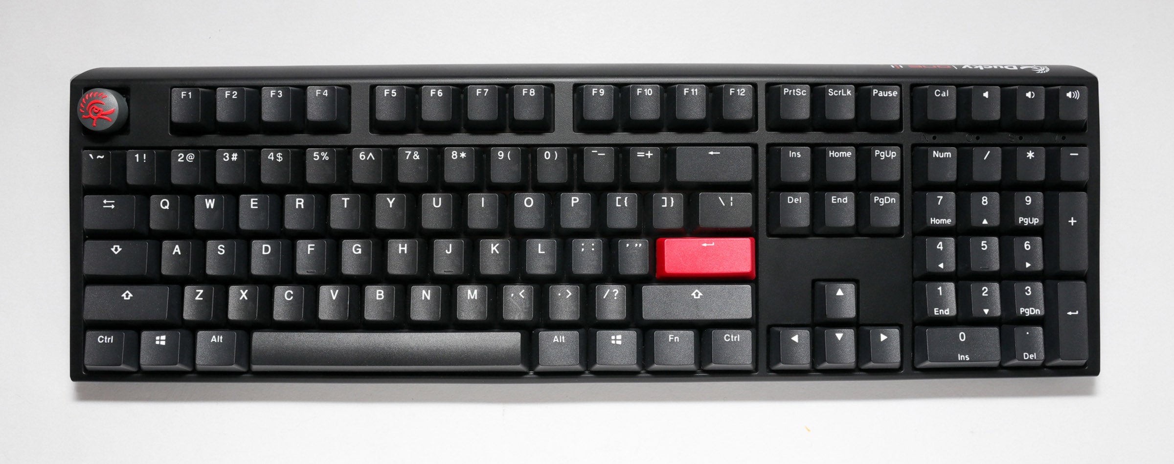 Ducky One 3 Carbon Black Hotswap Double Shot PBT Mechanical Keyboard