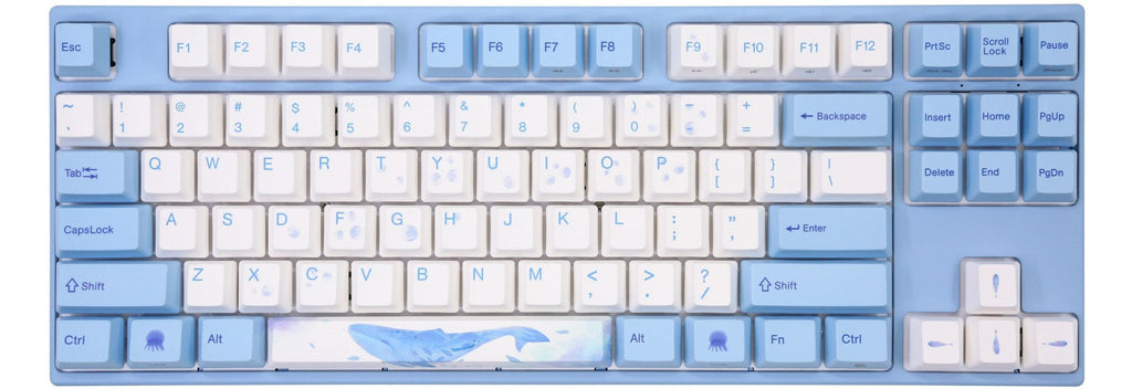 Varmilo VPH87 Sea Melody TKL Hotswap White LED Mechanical Keyboard