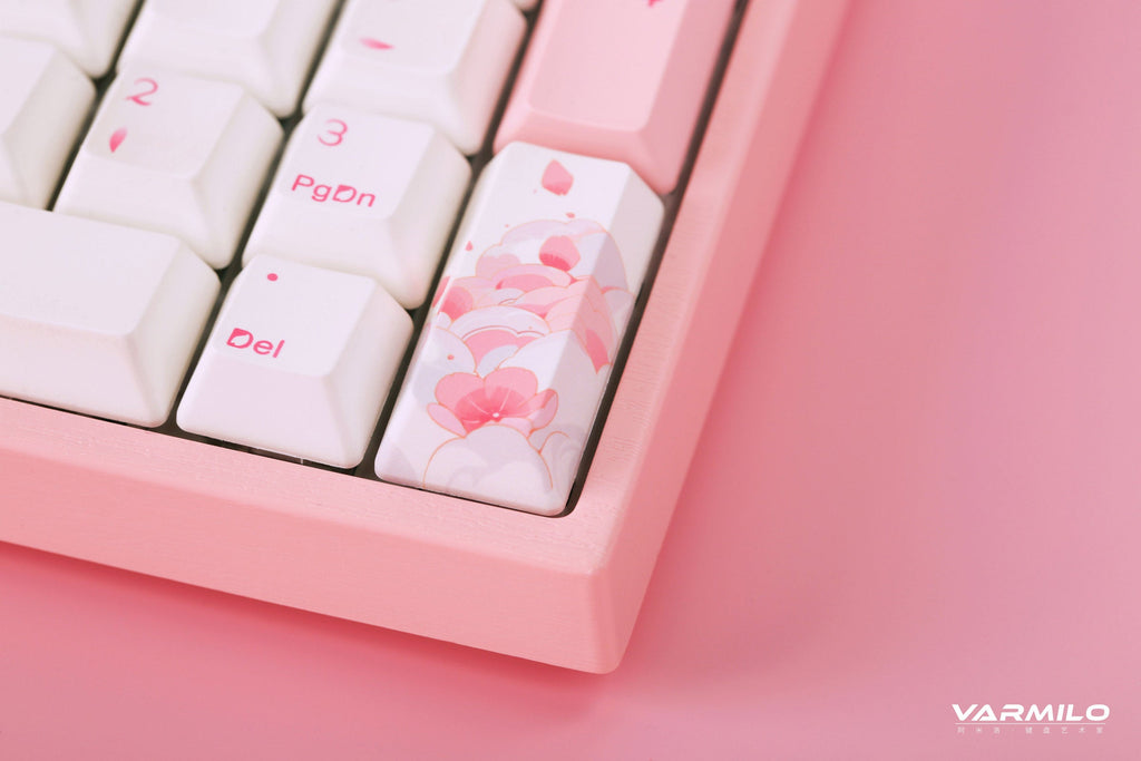 Varmilo VPH108 Sakura R2 White LED Mechanical Keyboard