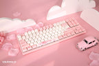 Varmilo VPH108 Sakura R2 White LED Mechanical Keyboard
