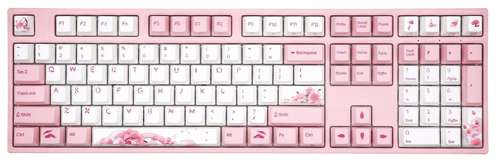 Varmilo VPH108 Sakura R2 White LED Mechanical Keyboard