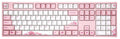 Varmilo VPH108 Sakura R2 White LED Mechanical Keyboard
