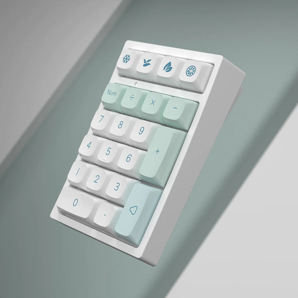 Yunzii YZ21 Mint Numpad Hotswap Bluetooth + 2.4 GHz. RGB Mechanical Keyboard