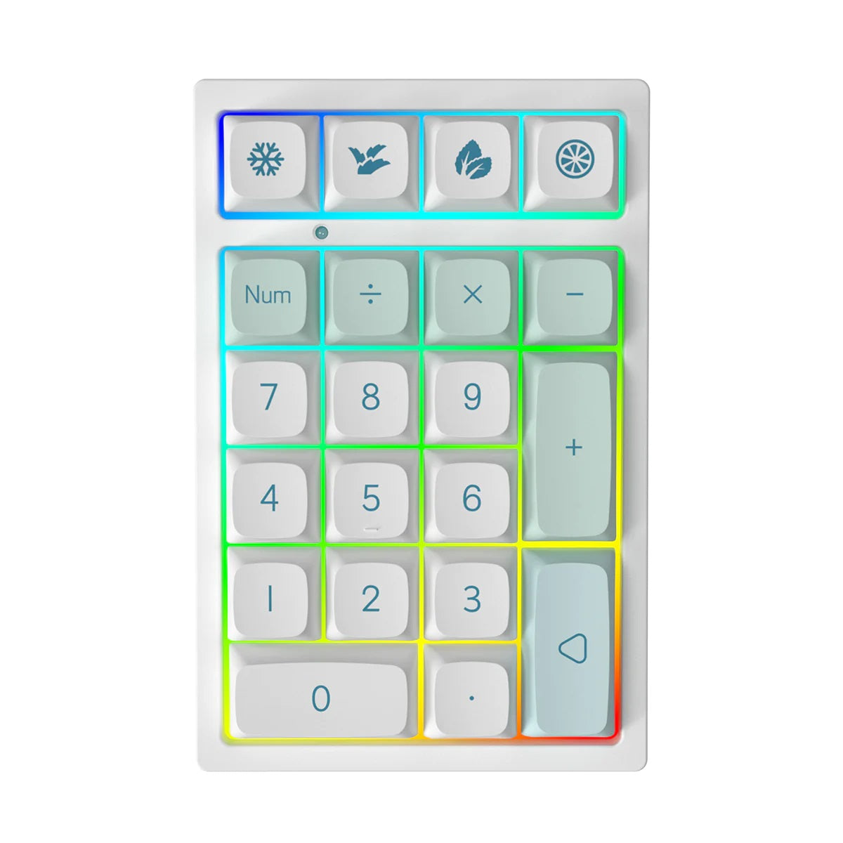 Yunzii YZ21 Mint Numpad Hotswap Bluetooth + 2.4 GHz. RGB Mechanical Keyboard