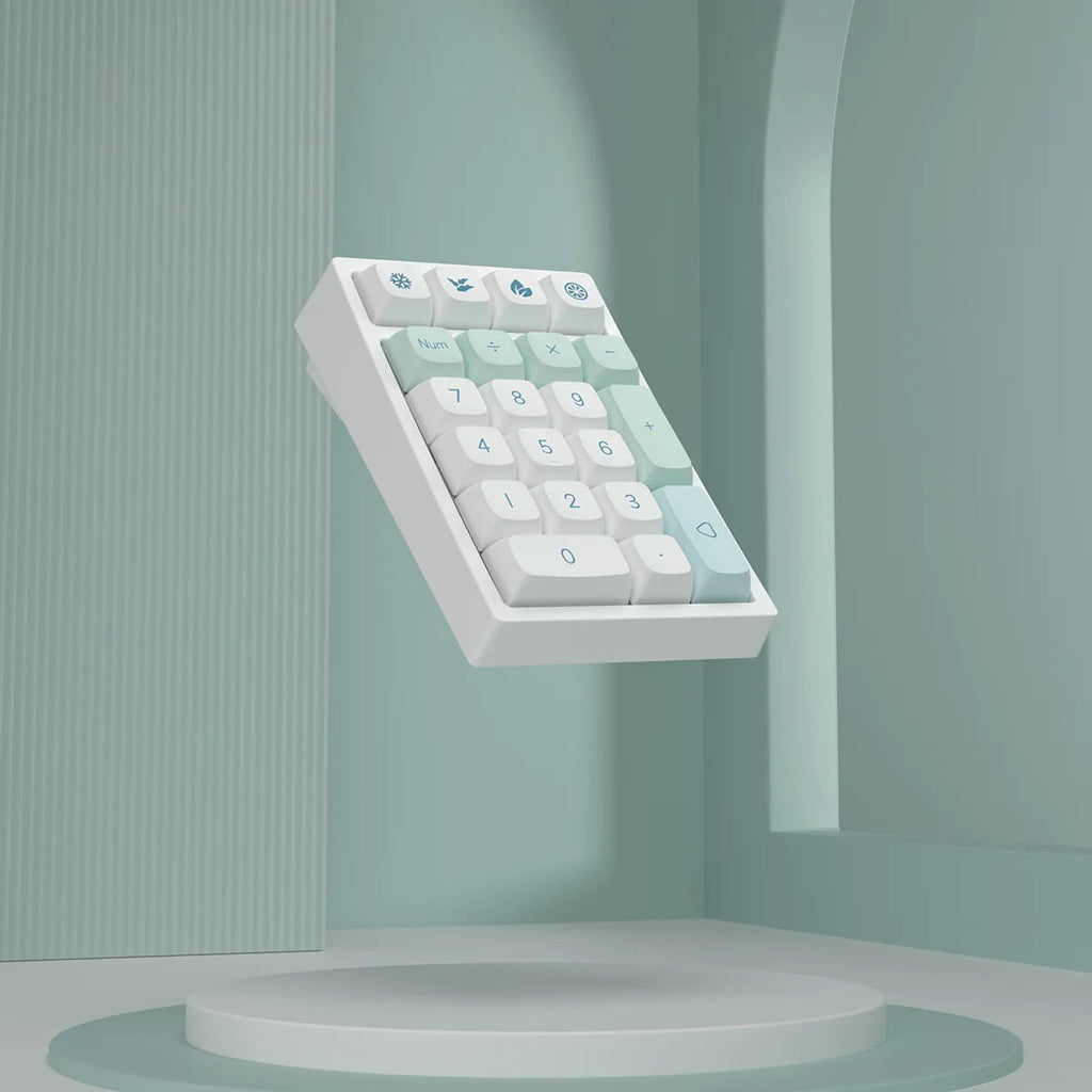 Yunzii YZ21 Mint Numpad Hotswap Bluetooth + 2.4 GHz. RGB Mechanical Keyboard