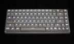 MK MK84 White Case Blue LED 75% Mechanical Keyboard