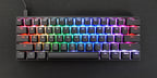 Vortex POK3R Black Case RGB LED 60% Mechanical Keyboard